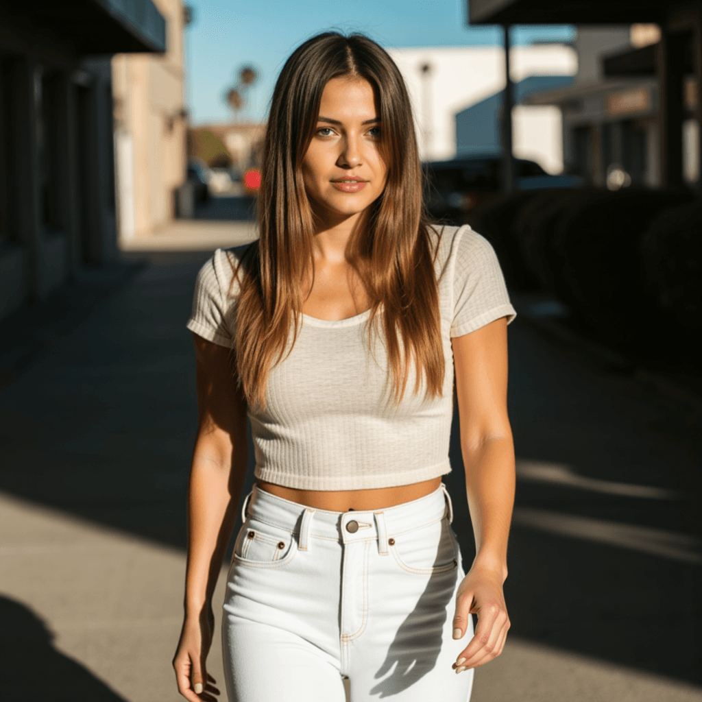 ИИ фото: Ностальгия 90-х в стиле кэжуал