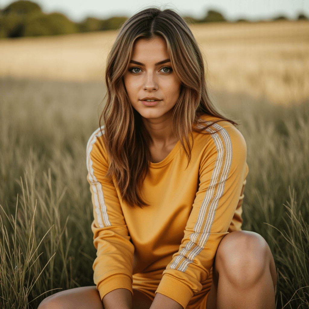 AI Сельский Портрет: Спорт и Шик