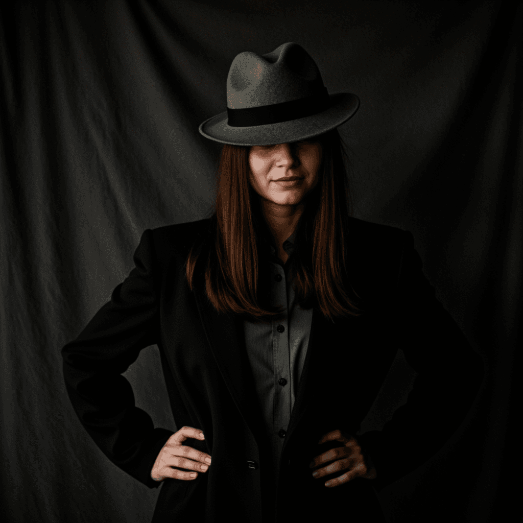 AI Нуар Портрет: Тайна и Стиль