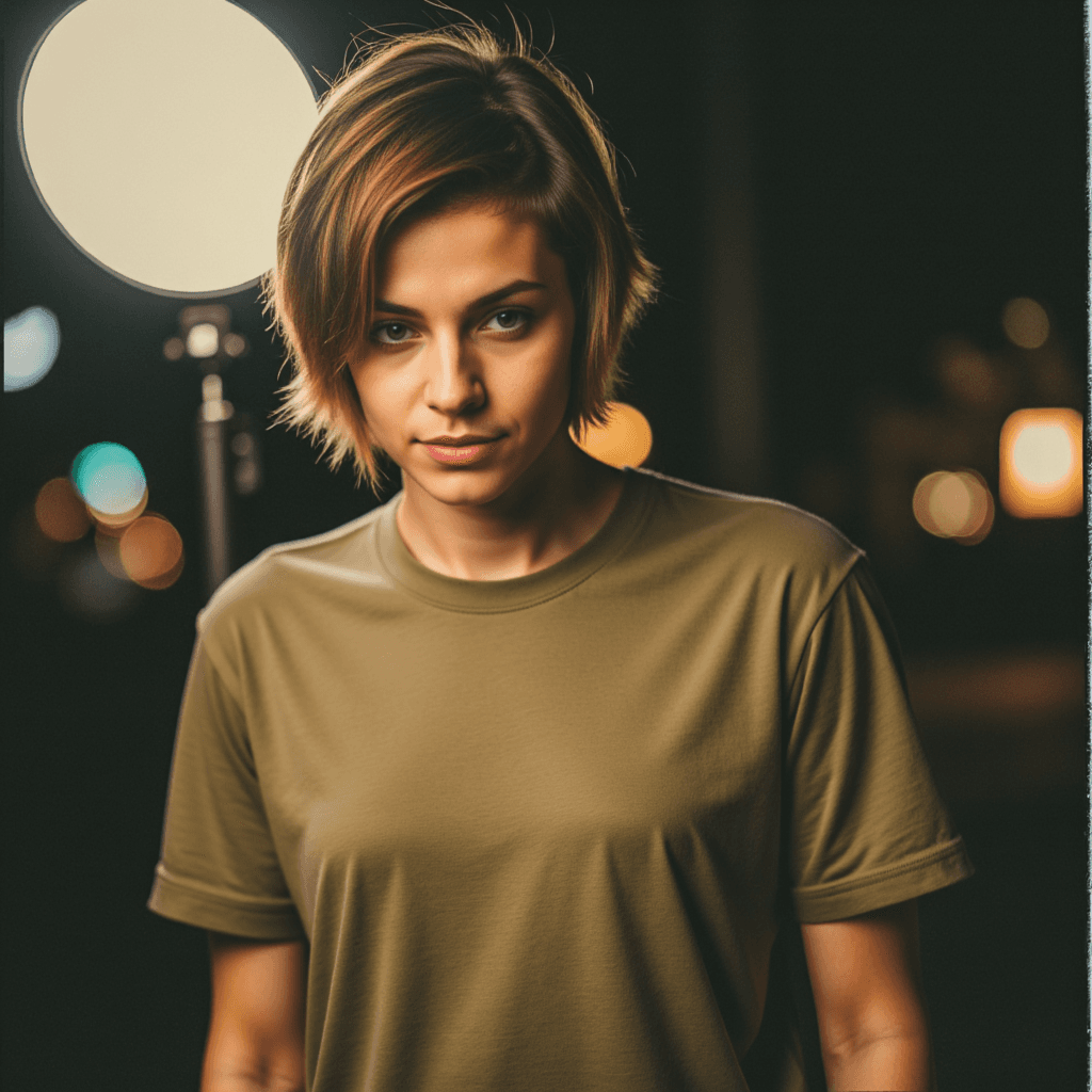 Ретро Настроение: Полароид Портрет Хипстера