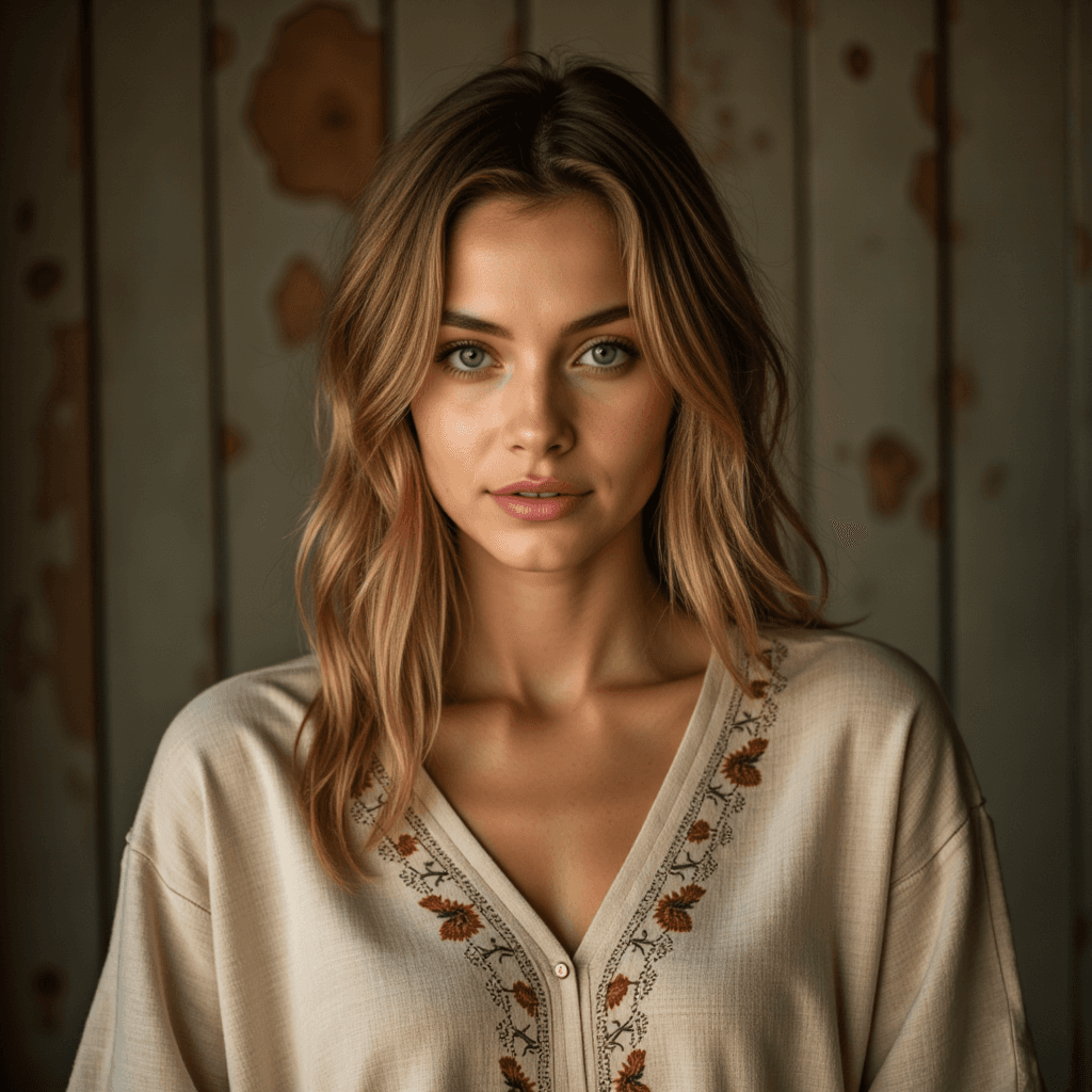 AI Сельский портрет: Традиция в Цифре