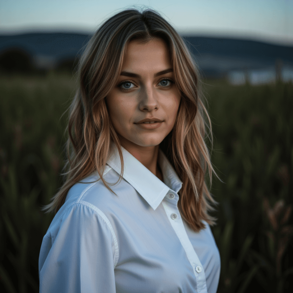 AI Сельский портрет: Взгляд Вглубь Души