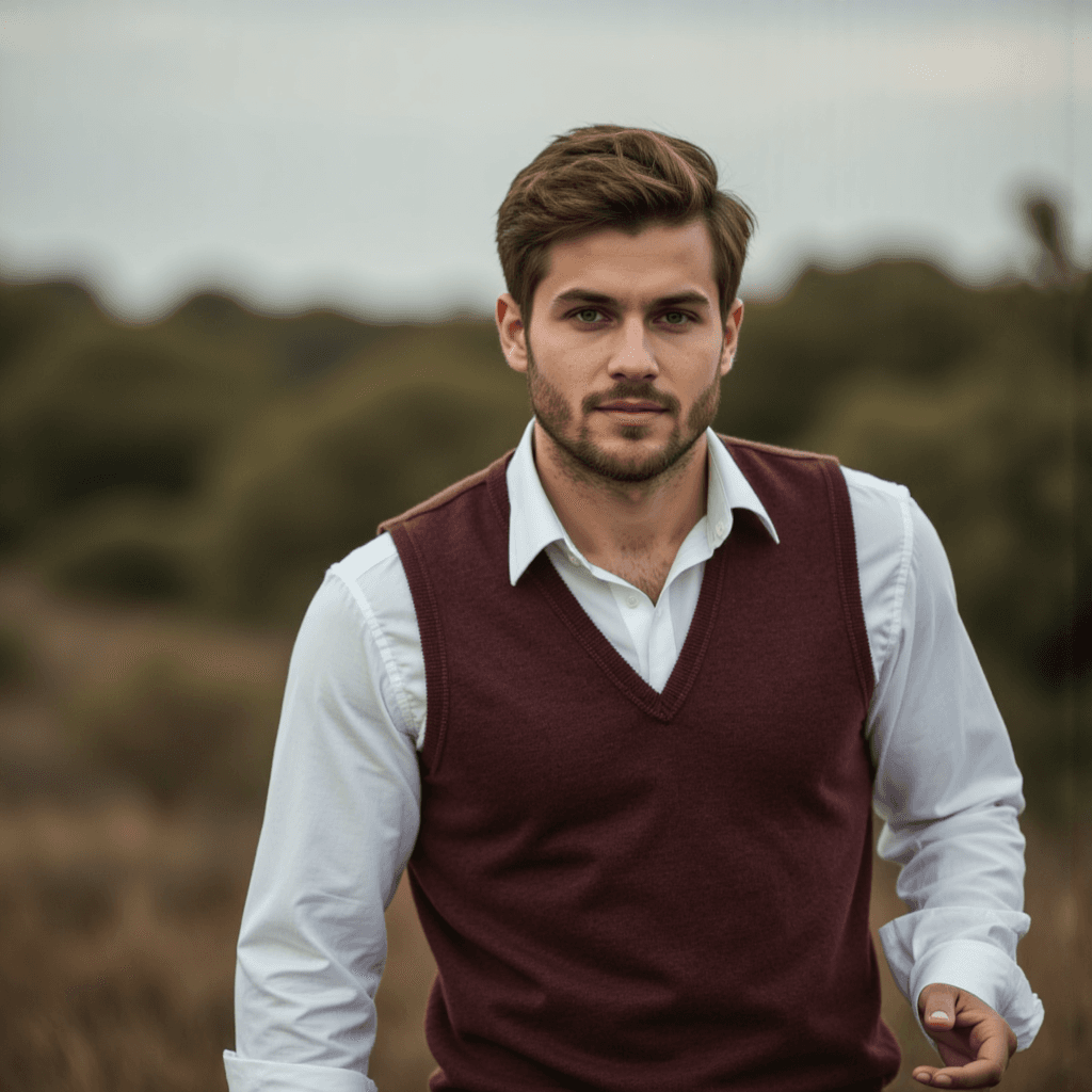 Глубокий взгляд: Мужской портрет в природе