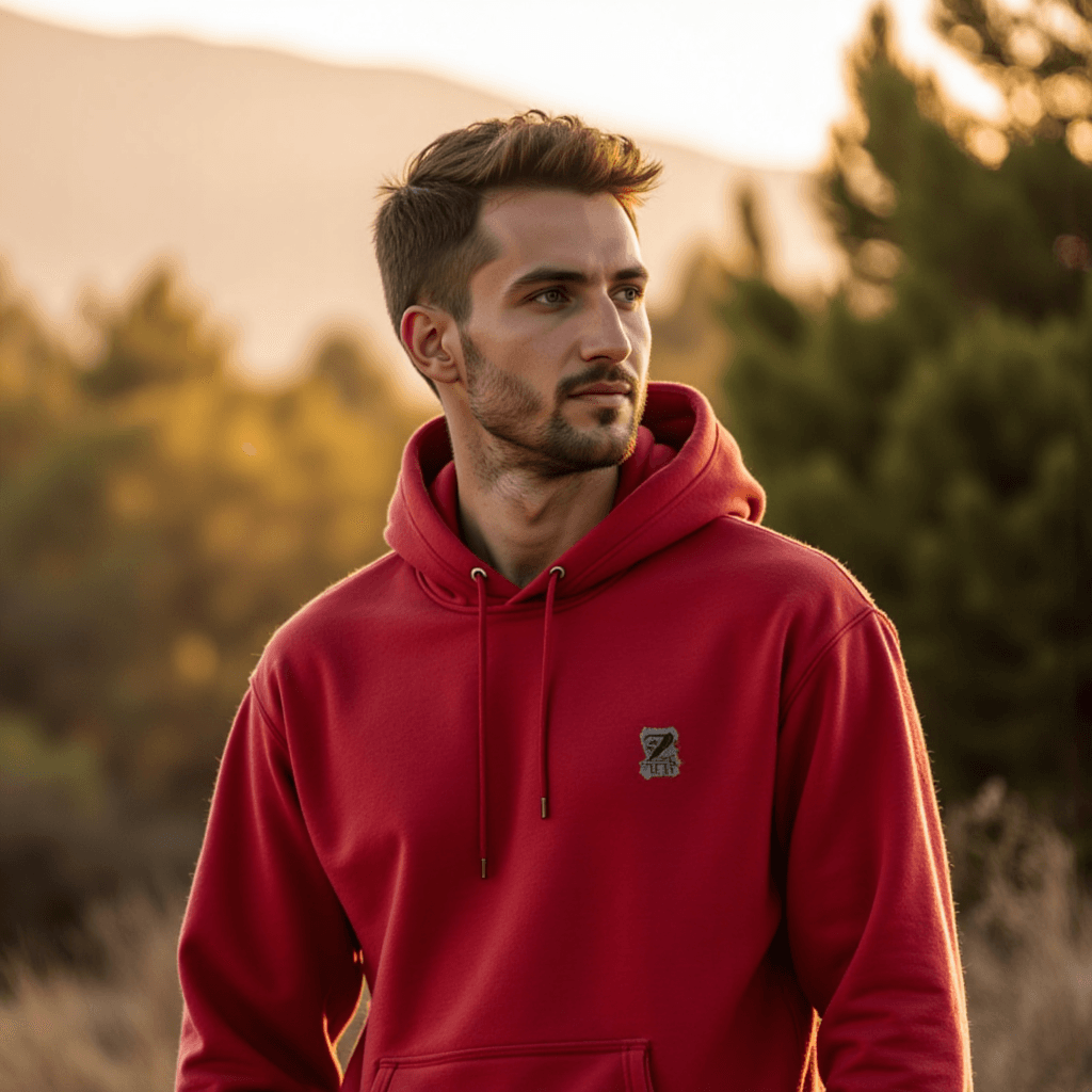 ИИ-Портрет: Hoodie, Закат и Мягкий Взгляд