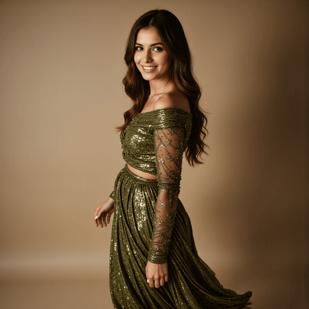 AI-образ: Черно-белая роскошь