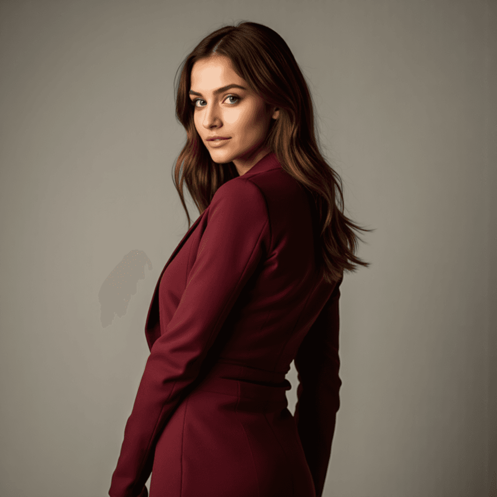 ИИ-Фото: Уверенный Портрет в Студии