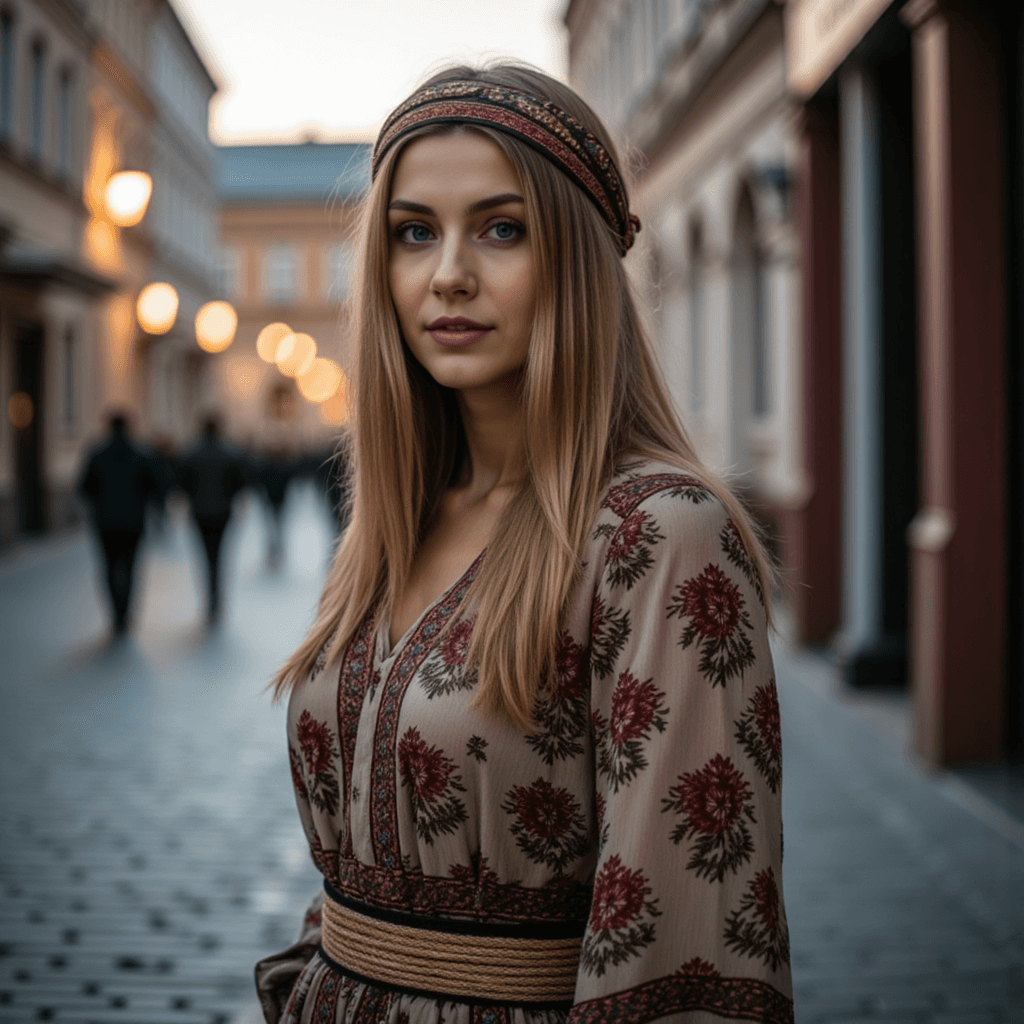 Меланхолия и шик: фотосессия в русском стиле