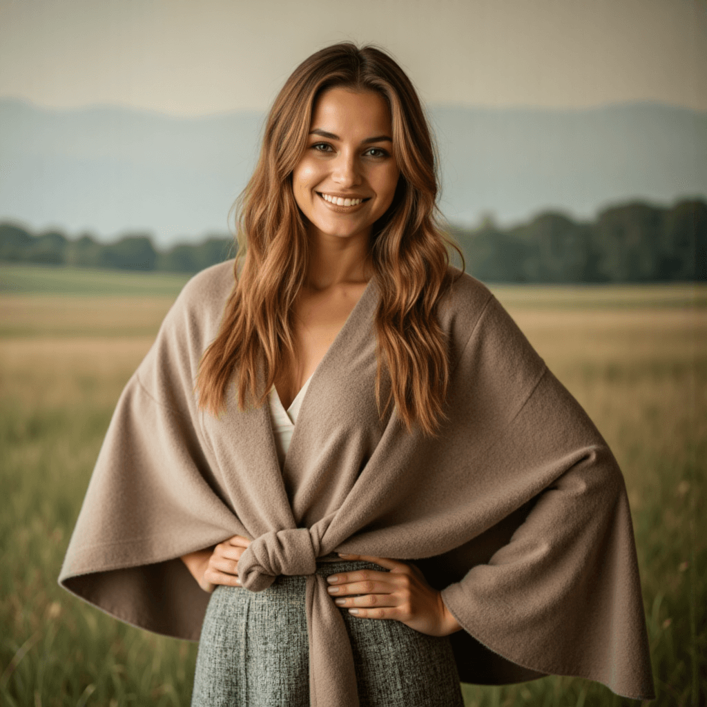 Пасторальный портрет: Идеальный студийный свет