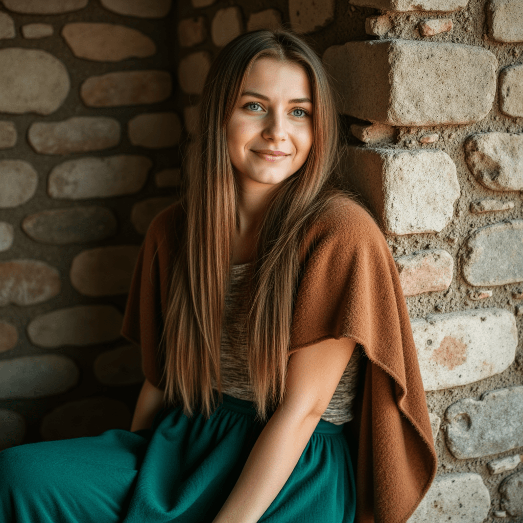 AI Фото: Русь - Пастораль с Пастушкой