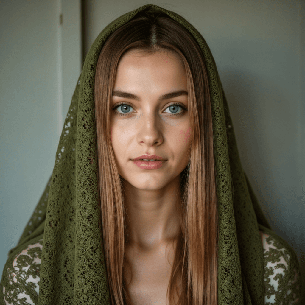 Готическая Русь: Фотосессия с Таинственной Вуалью