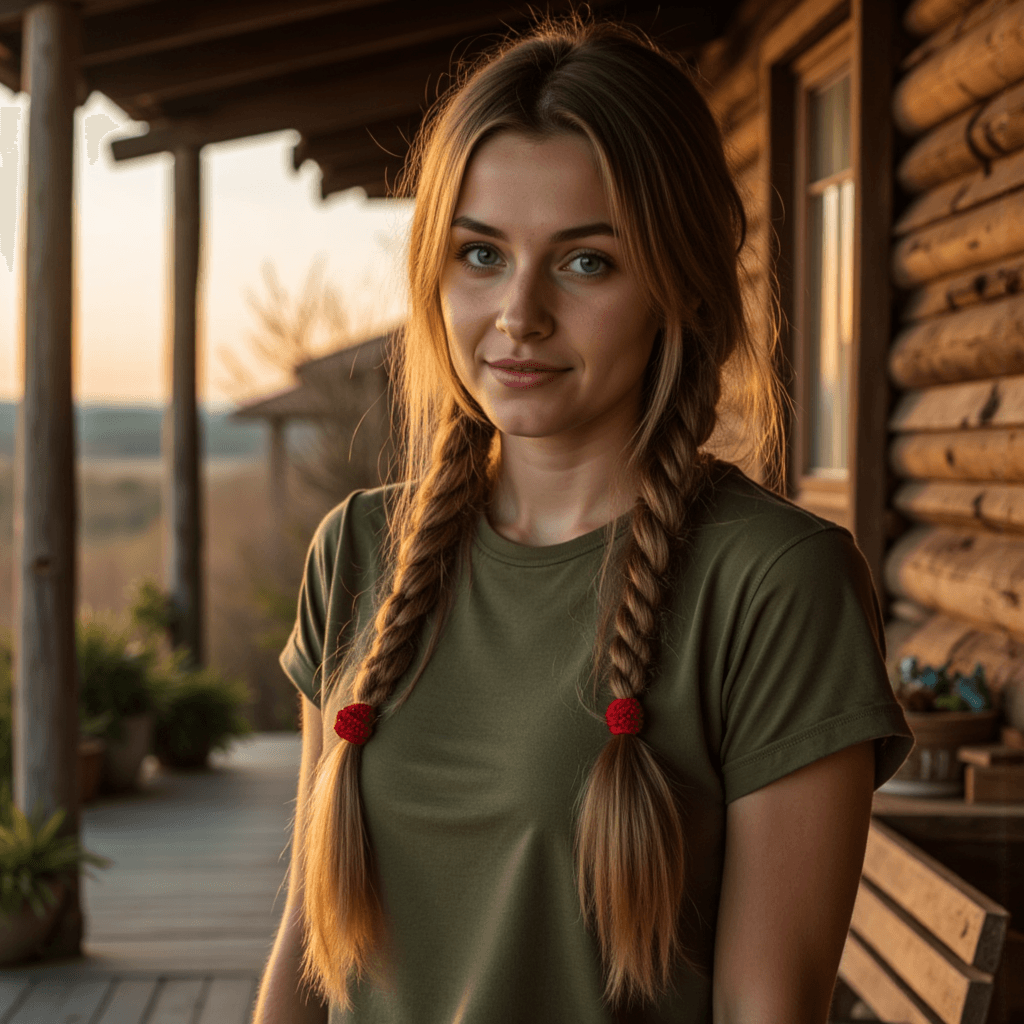 AI Фото в Русском Стиле: Естественная Красота