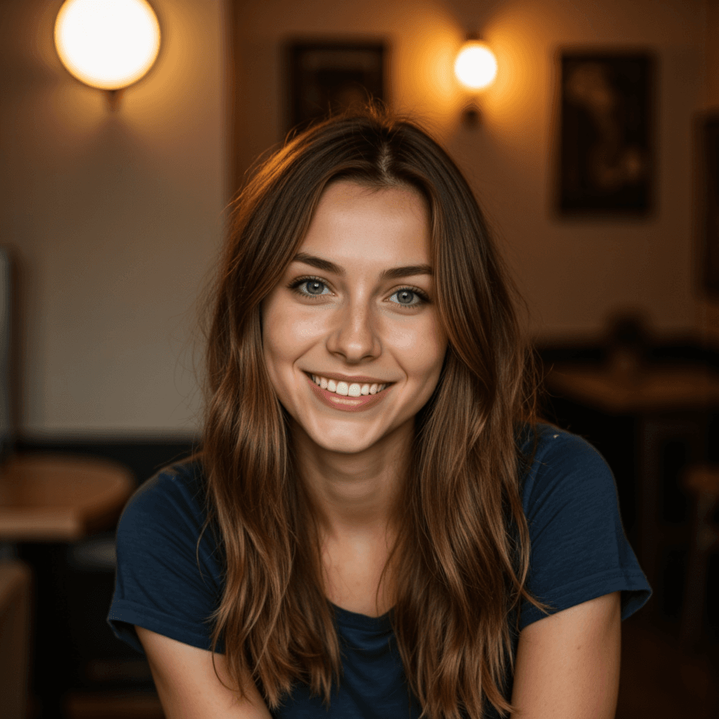 AI-фото: Хипстер портрет в винтажном стиле