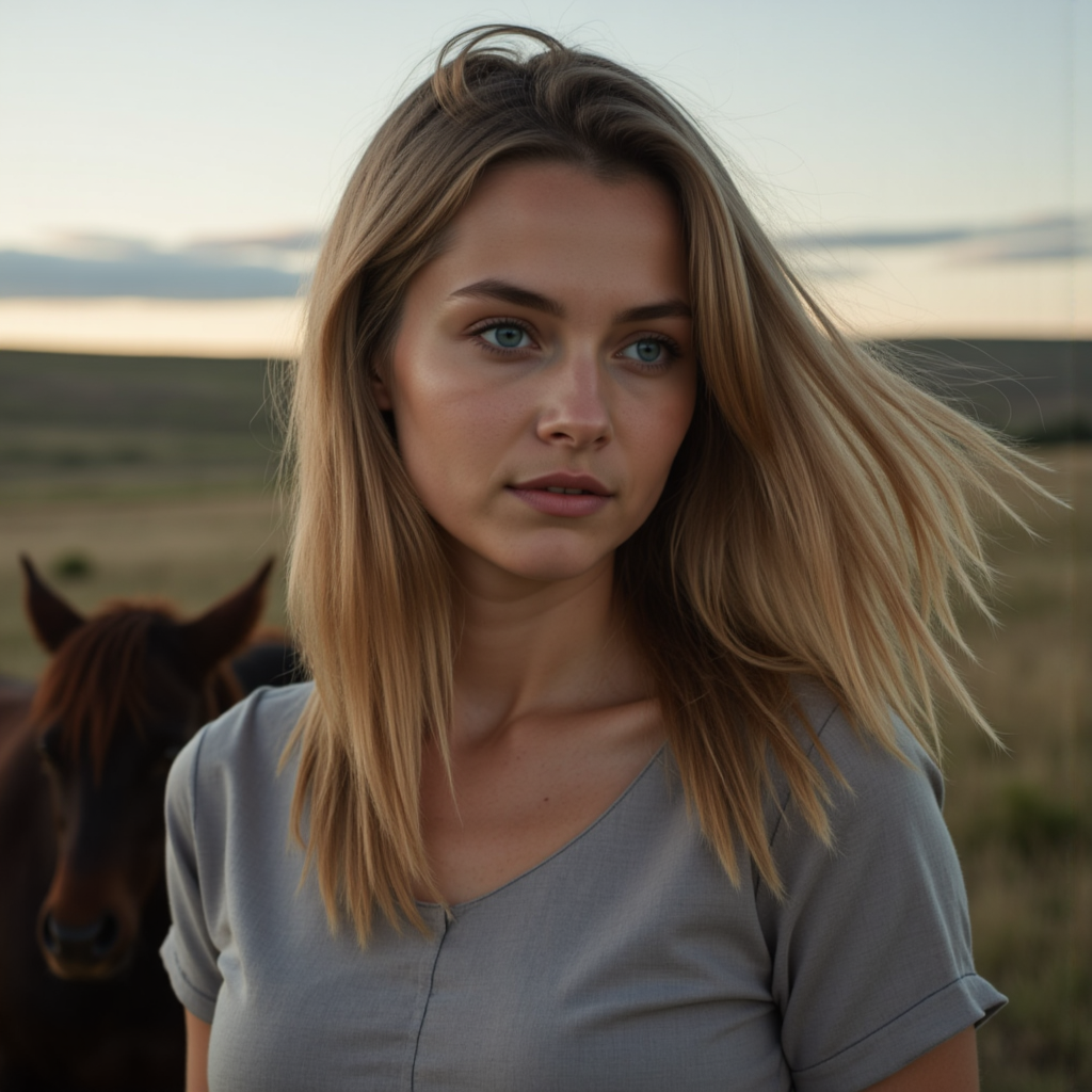 AI-Ранчо: Дикий Запад с Новой Эстетикой - Фотосессия с ИИ AIQA
