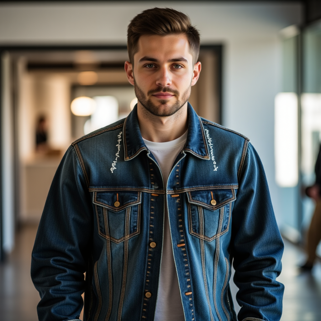AI в офисе: relaxed фото на 85mm - Фотосессия с ИИ AIQA