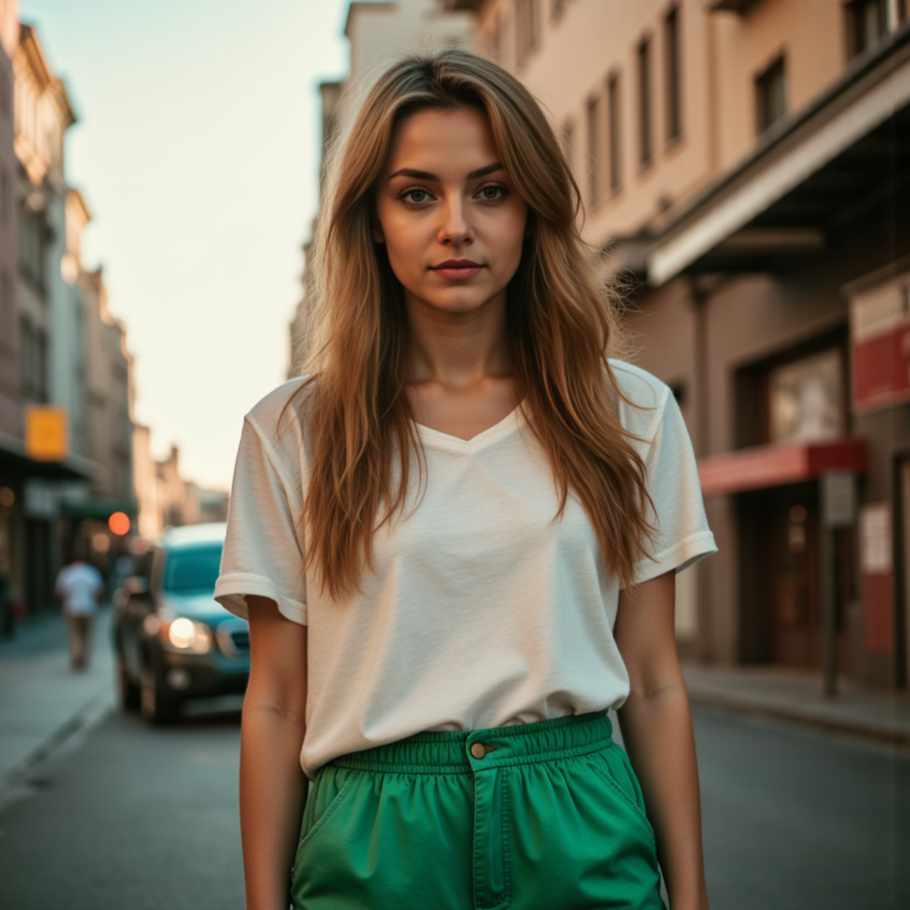 Нейросеть: Меланхоличный Streetwear Образ