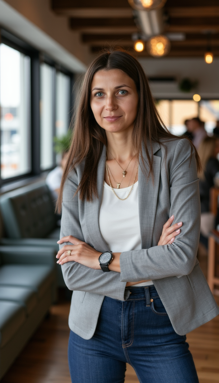 AI Photos: High-Key Business Portraits for Social Media
 - Фотосессия с нейросетью