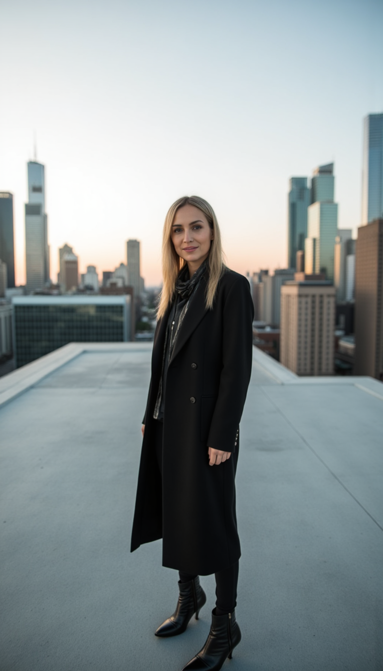 Крыши & High-Key: Фотосессия Nikon Z8 (85mm)
 - Фотосессия с ИИ AIQA