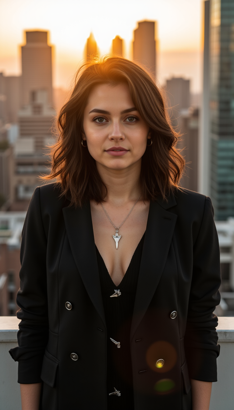 Крыши и закат: Идеальная фотосессия EOS R6
 - Фотосессия с нейросетью