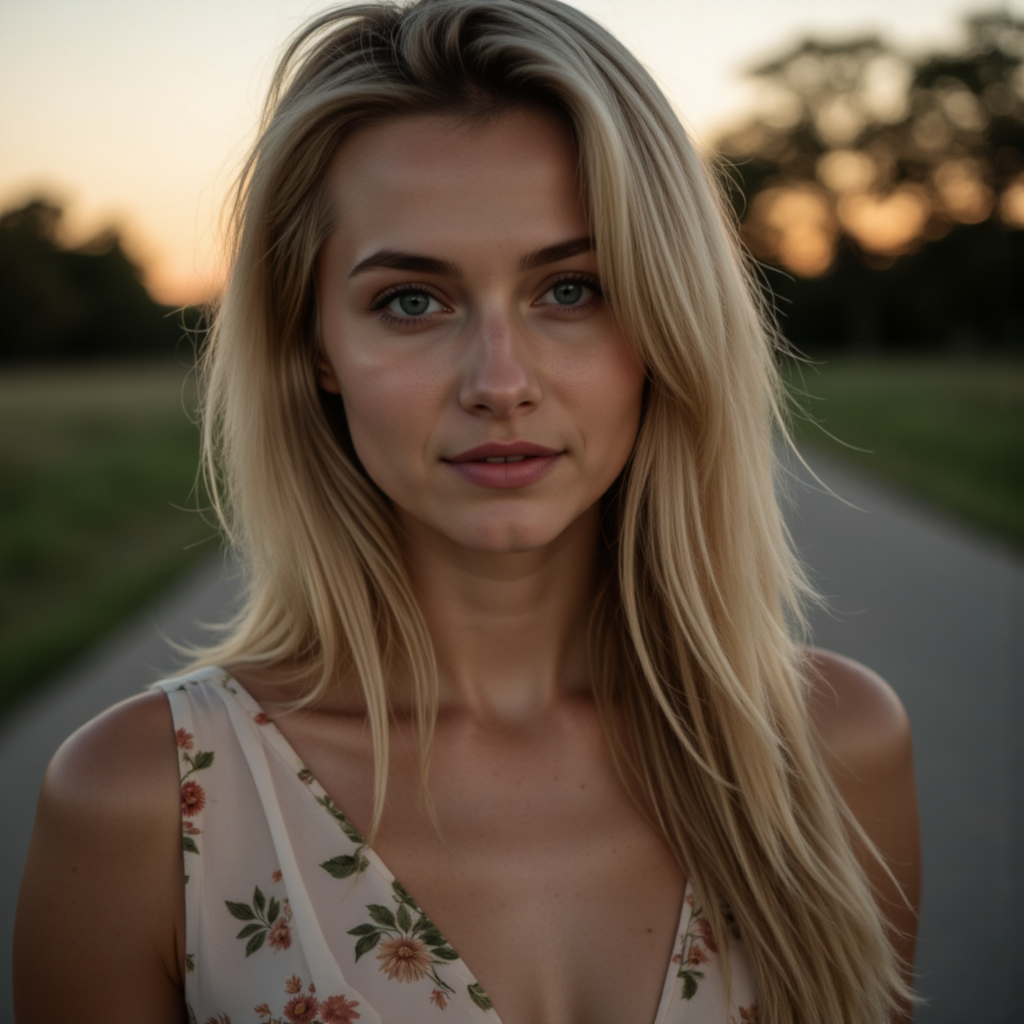 Романтический портрет: Polaroid мечты - Фотосессия с нейросетью