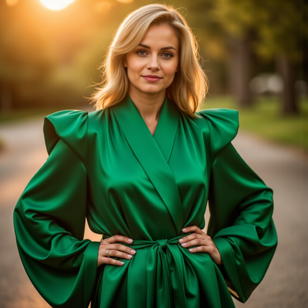 Нейросеть Фотосессия: Золотой Час и Роскошь - Фотосессия с нейросетью