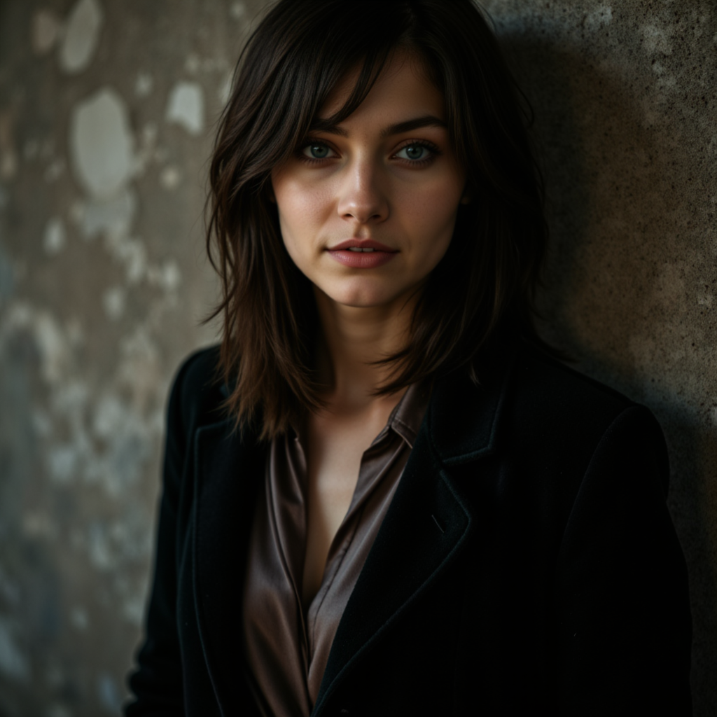 Грусть в бархате: AI фото утра (85mm) - Фотосессия с нейросетью