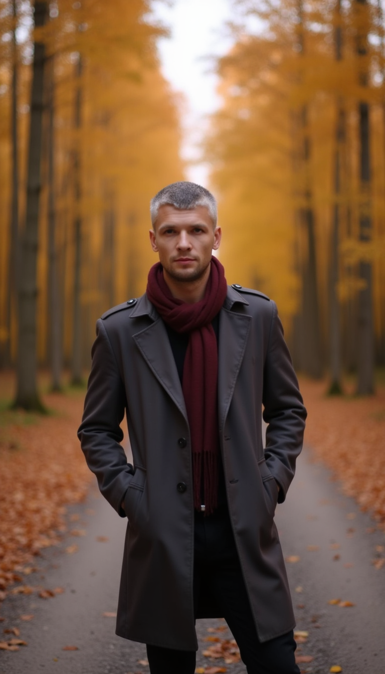 Осенняя Фотосессия: Линии, Свет и Киношный Фокус
