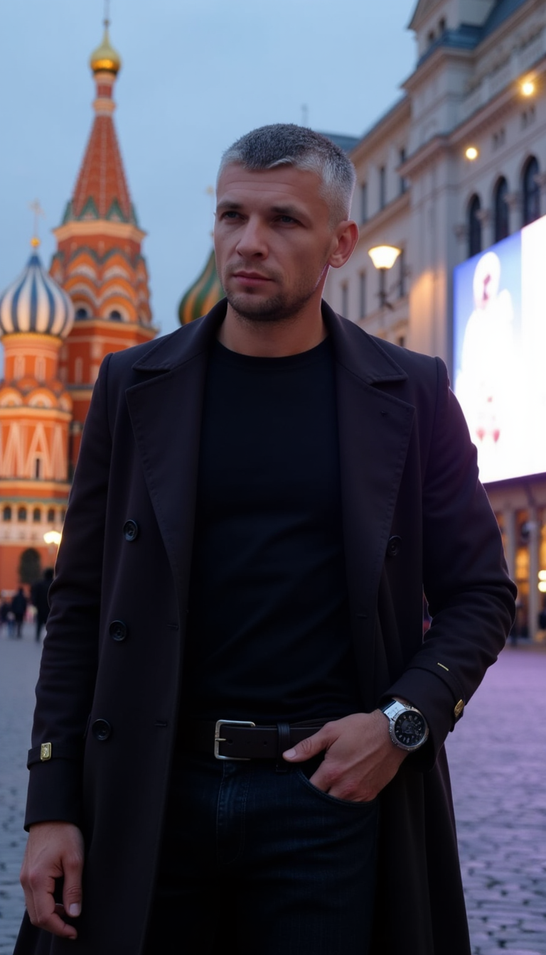 Фотосессия на Красной площади: Асимметрия и High-Key

