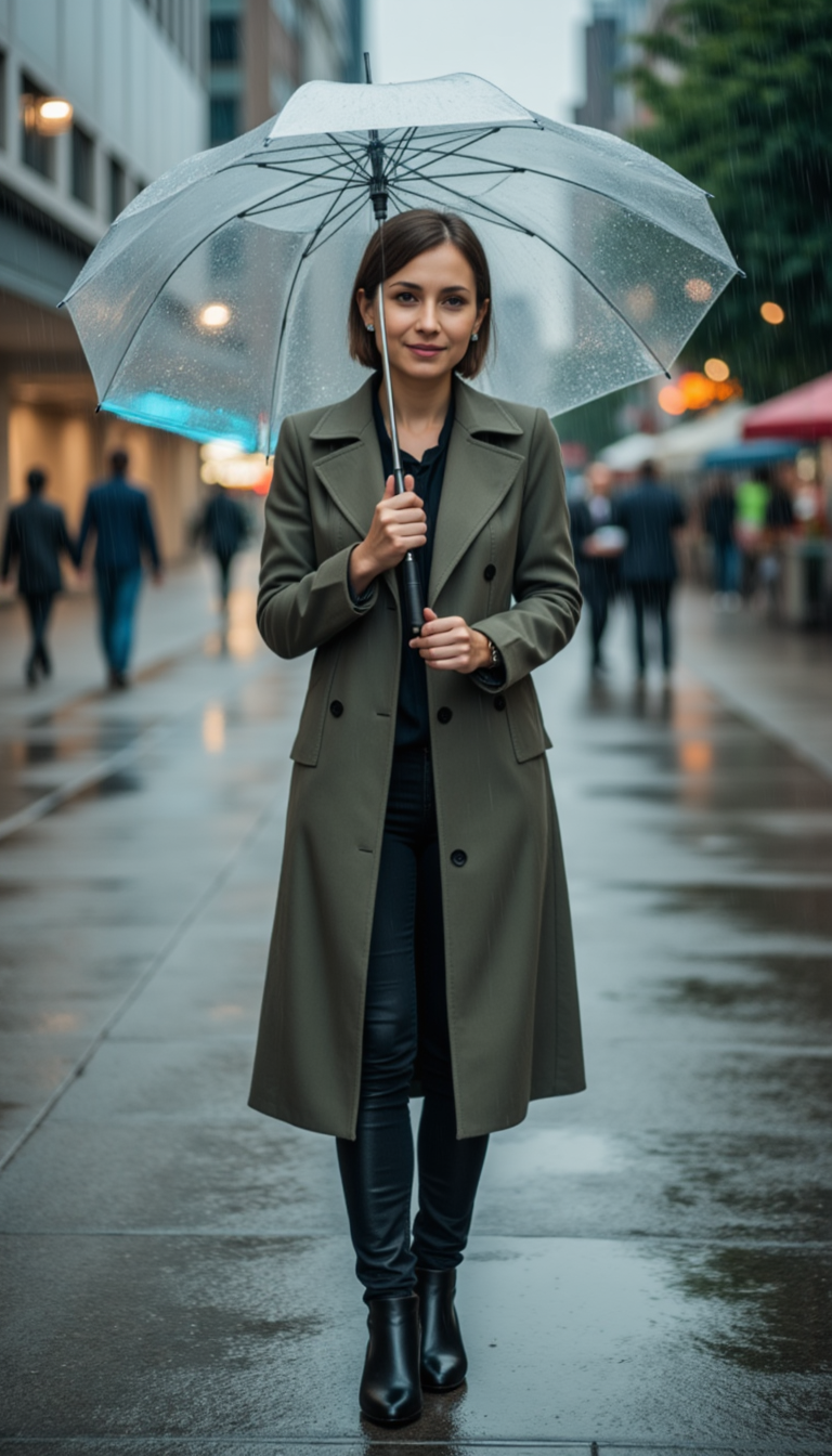 Дождь и Sony: Идеальные Дождевые Фото (50mm, A7 IV)
 - Фотосессия с нейросетью