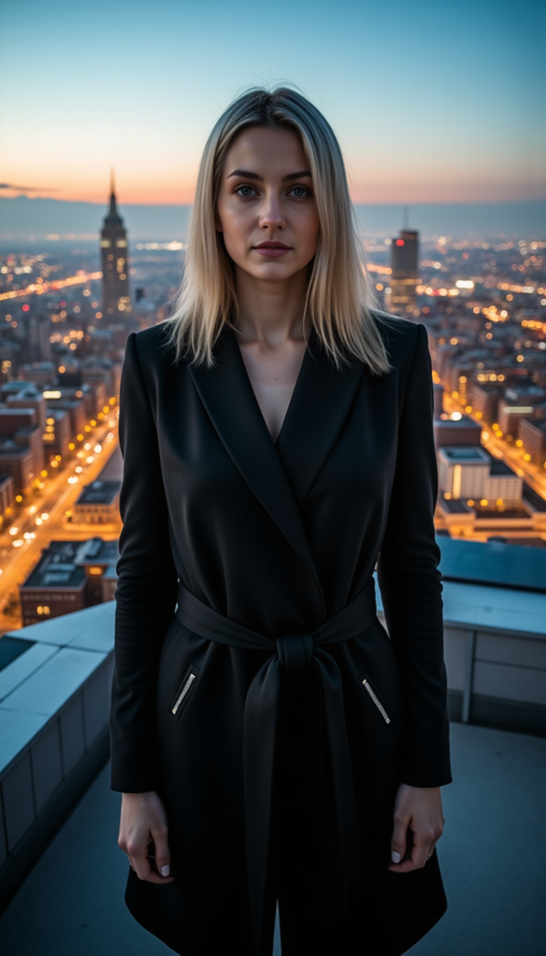 Панорамная съемка города: Симметрия и свет Canon R5
 - Фотосессия с нейросетью