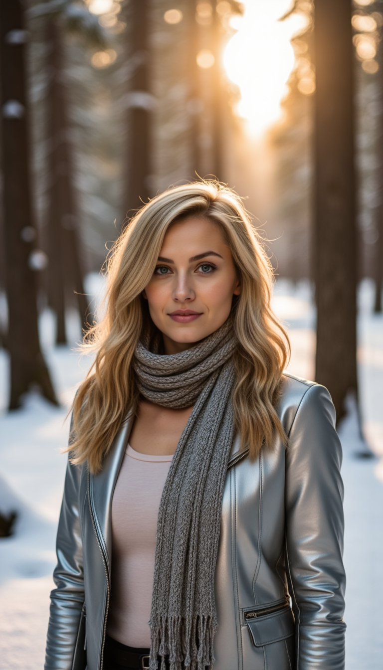 Новогодняя сказка: Магия света и линии EOS R5

