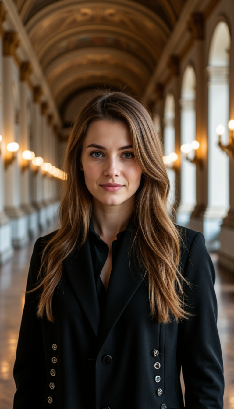Хофбург, Вена: Асимметрия и свет (Canon EOS R6)
 - Фотосессия с нейросетью