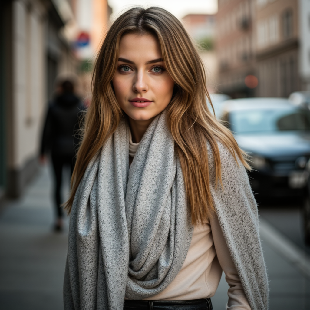 AI Фото: Urban-Chic Портрет с AI - Фотосессия с нейросетью