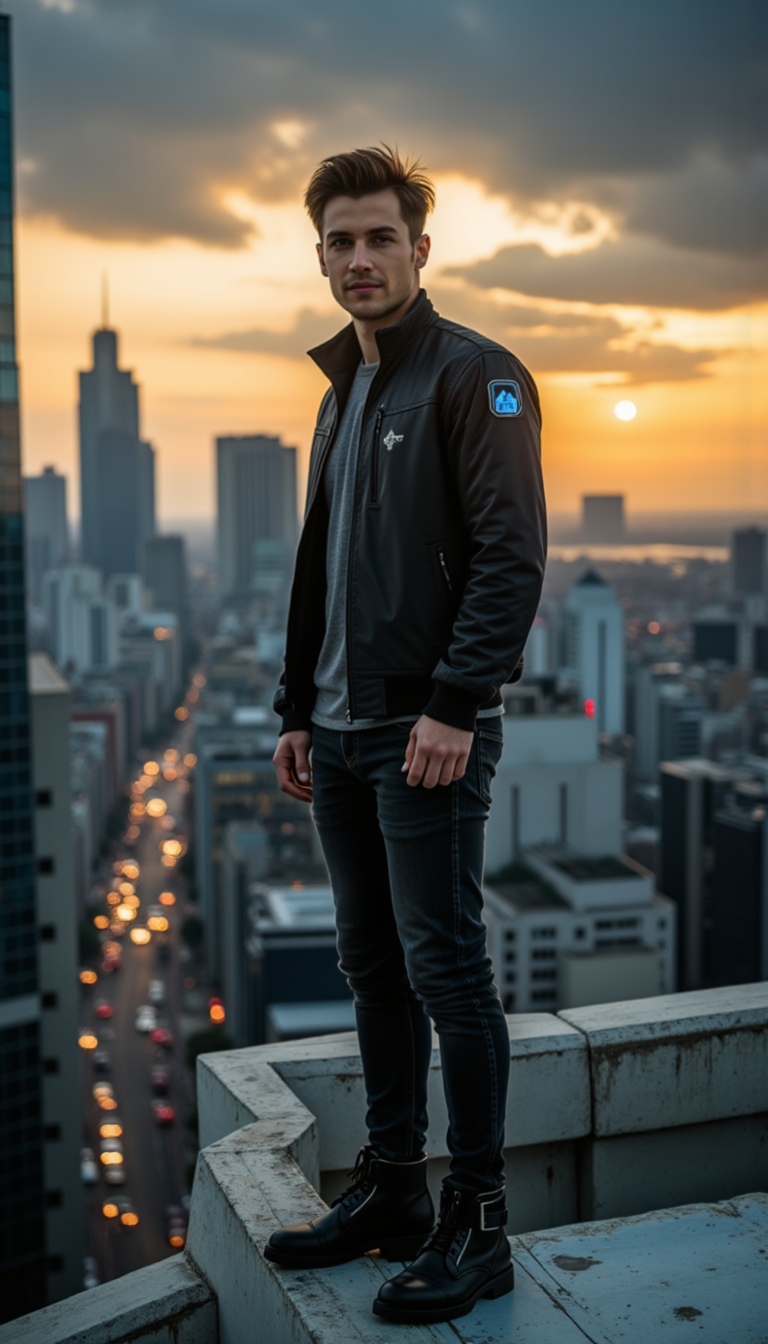 Руфинг: Драматичные фото с Sony A1 🌇
 - Фотосессия с ИИ AIQA