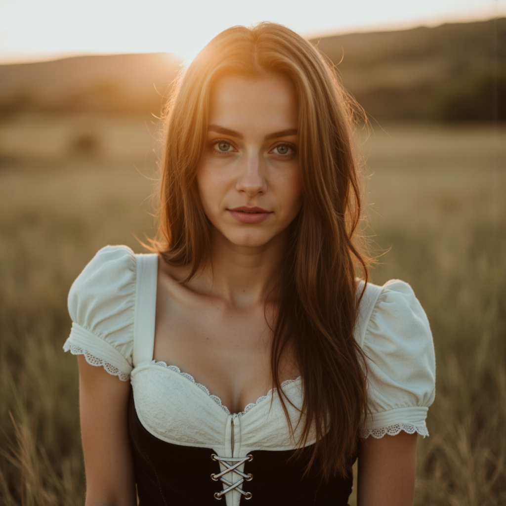 Нейросеть: Готика и Заря в Фото - Фотосессия с нейросетью