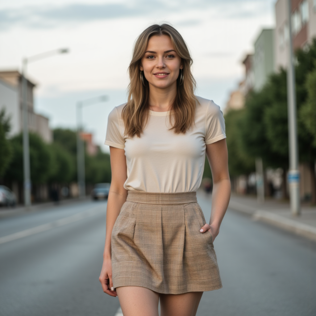 90s Retro AI Фото: Девушка с Нейросетью - Фотосессия с ИИ AIQA