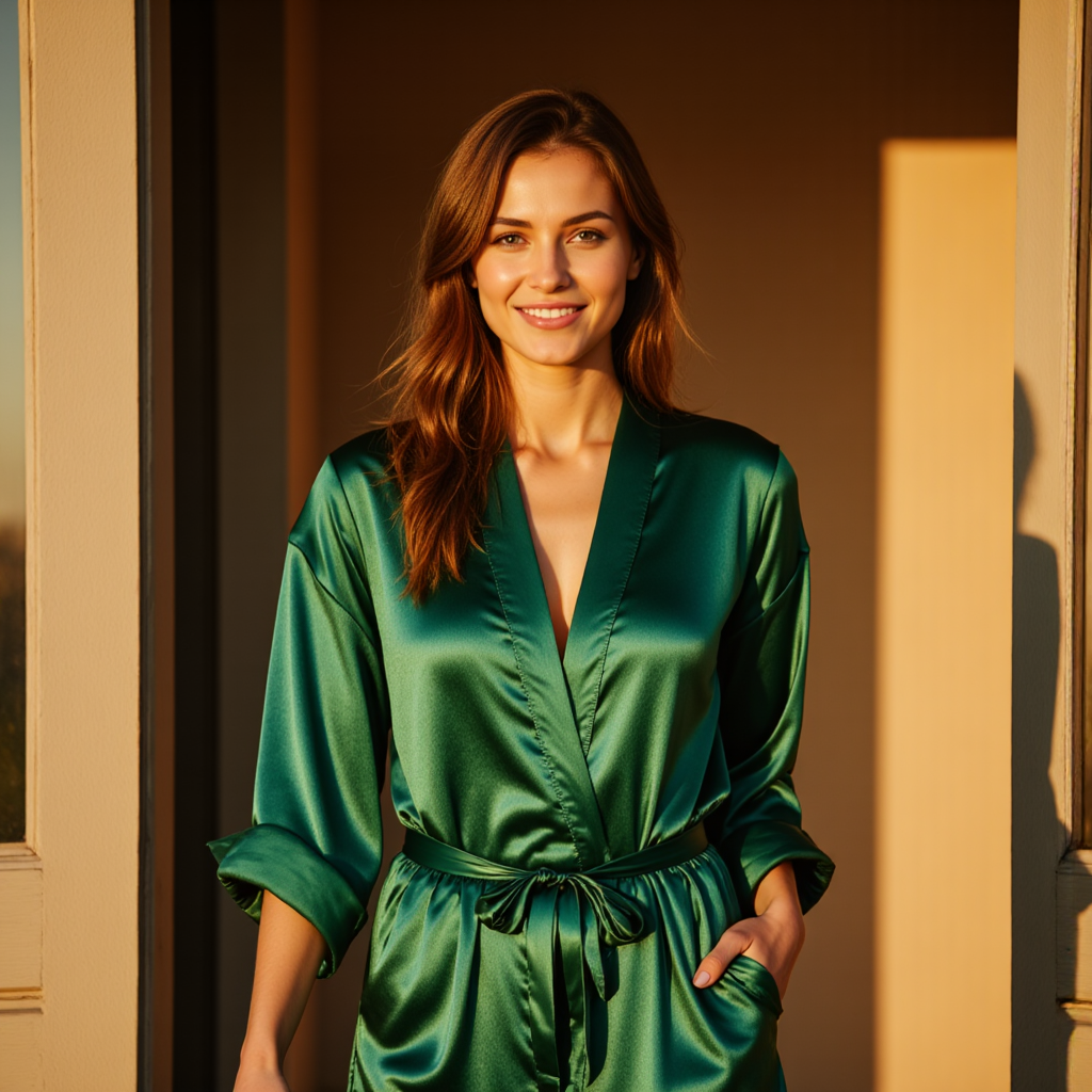 Солнечная фотосессия на день рождения: Emerald Style