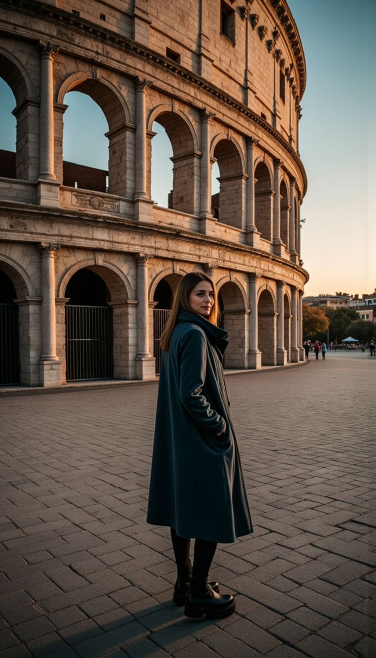 Колизей: Рим в киносвете (Nikon Z9, 24-70)
 - Фотосессия с нейросетью