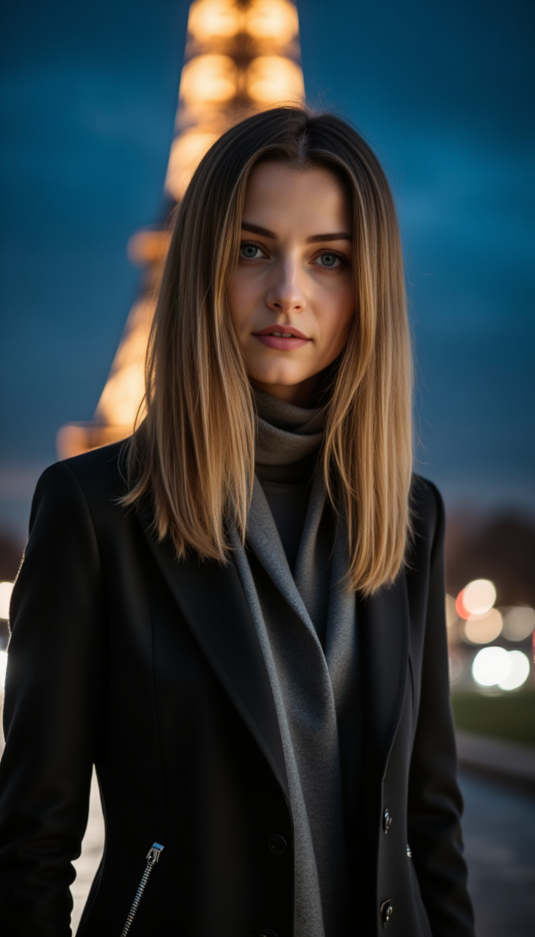 Эйфелева башня: драматичное фото (Canon EOS R5)
