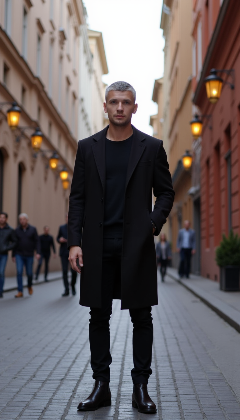 Арбат: Минимализм, Студийный Свет и Драма (Фото)
 - Фотосессия с нейросетью