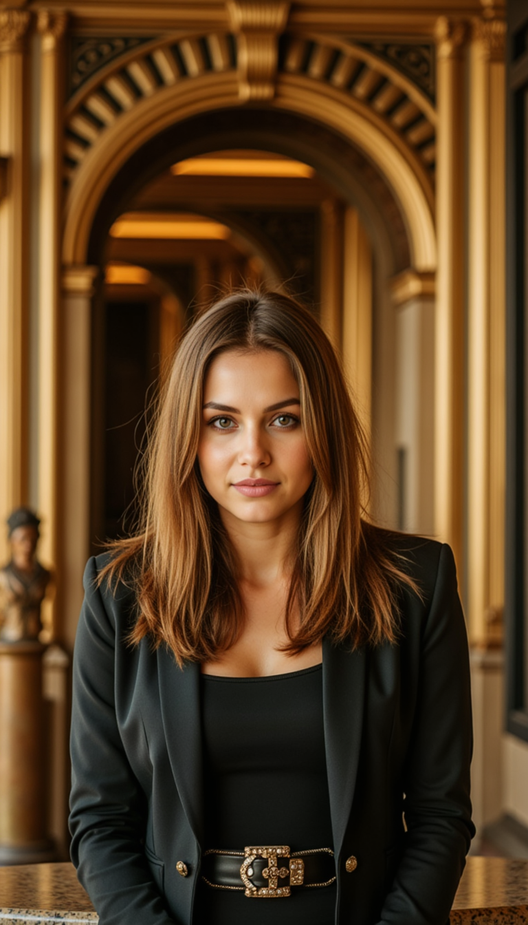 AI Фото: Барокко, Золото & Nikon Z9
 - Фотосессия с ИИ AIQA