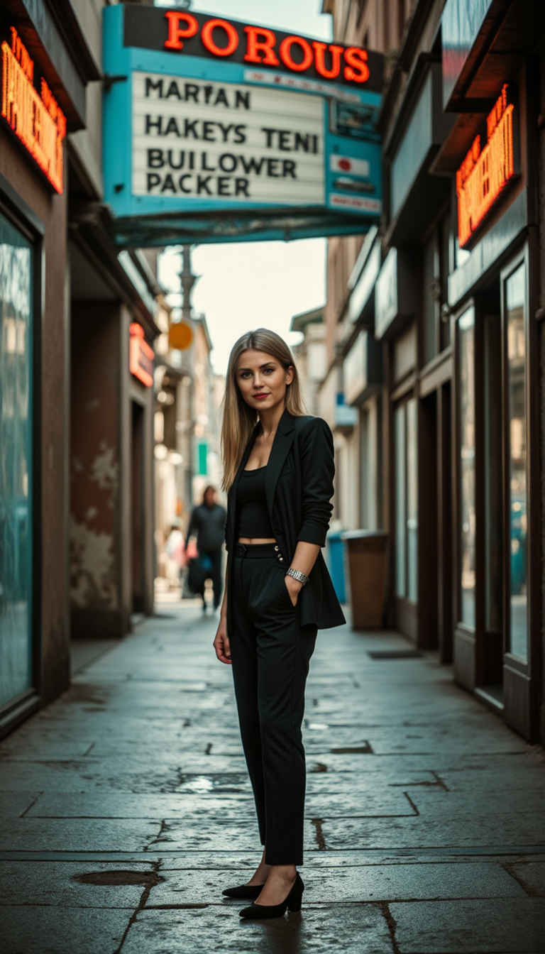 Ретро Фото: Симметрия, Свет и Nikon Z9
 - Фотосессия с нейросетью