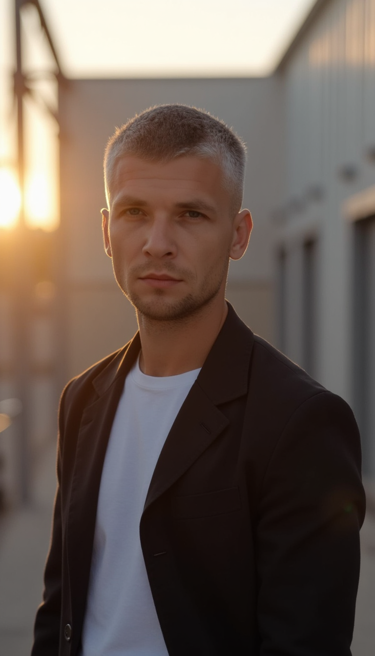 AI Ч/Б Портрет: Страх, Боке, Canon R6
 - Фотосессия с нейросетью