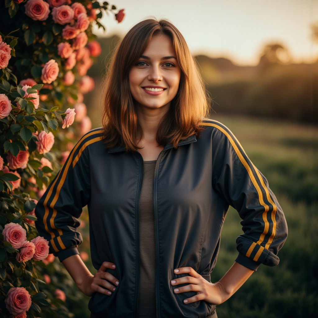 Розы и ветер: Киношная фотосессия в деталях
 - Фотосессия с нейросетью