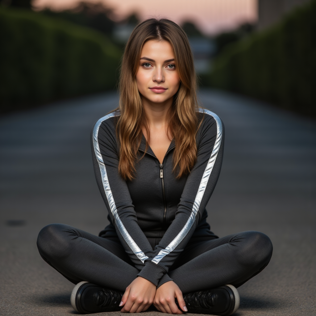 Спортивная фотосессия: Стиль и отражения в шаге от тренда
 - Фотосессия с нейросетью