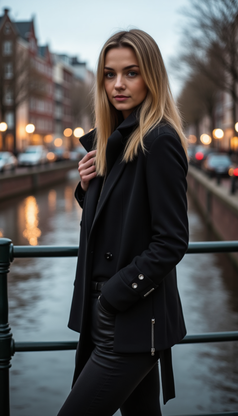Каналы Амстердама: Фотошедевр Sony A1 (85mm)
 - Фотосессия с нейросетью