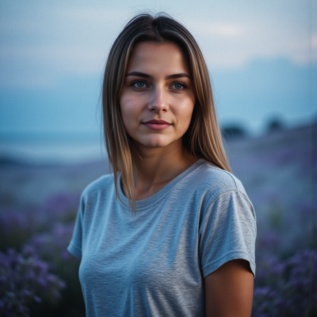 AI Фото: Меланхолия Под Солнцем - Фотосессия с нейросетью