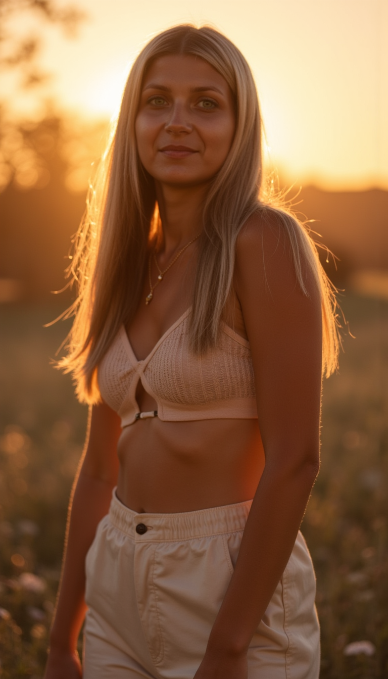 ИИ Фото для соцсетей: Золотой час, Nikon Z9
