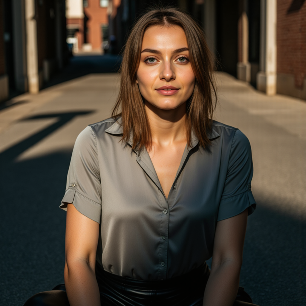 AI-Фото: Урбан-Шик Портрет с Настроением