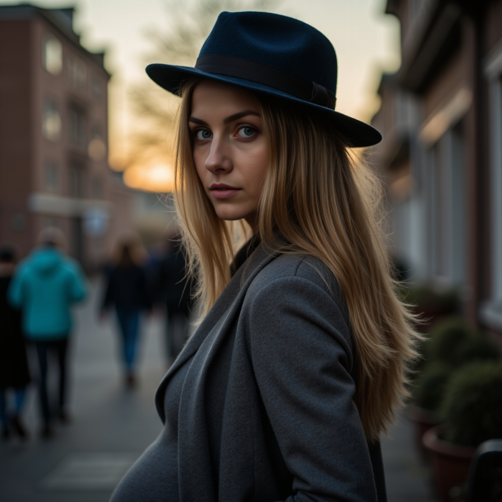 Нуар Беременность: Тайна Утра - Фотосессия с нейросетью