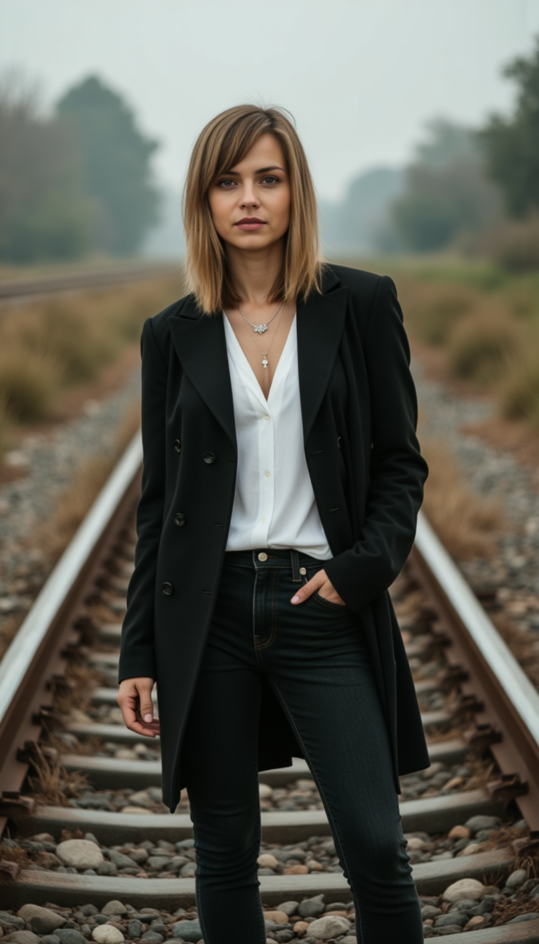 Ж/д пути: Идеальный кадр EOS R6 (50mm, f/1.8)
 - Фотосессия с нейросетью